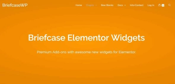 Create a unique and modern E-Commerce website for your business with Briefcase Elementor Widgets