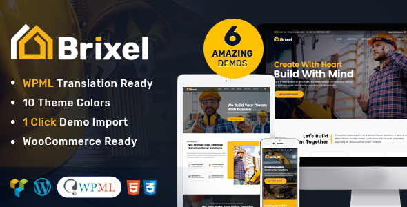 Looking to build a killer website for your construction business? Look no further because the Brixel Construction WordPress Theme is exactly what you need! This theme is packed with fantastic features and is tailor-made for construction companies