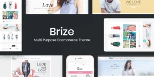 Brize – Responsive WooCommerce Fashion Theme is suitable for fashion shop. We have included multiple layouts for home page