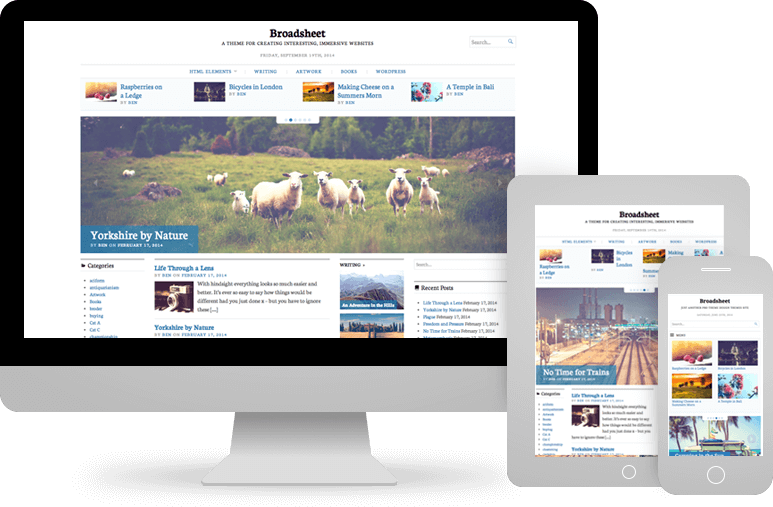 Discover the Broadsheet Theme