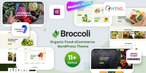 Broccoli – Organic Shop WooCommerce Theme Looking to set up an organic shop online? The Broccoli – Organic Shop WooCommerce Theme is here to make your dream a reality! Perfectly designed for organic stores