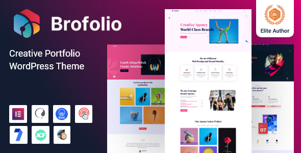 Looking to make a striking impression with your online portfolio? Say hello to Brofolio Creative Portfolio WordPress Theme. Perfectly tailored for creatives