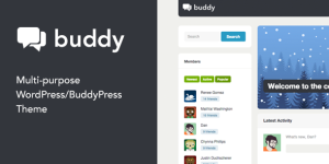 Buddy: Multipurpose WordPress/BuddyPress Theme Hey WordPress fanatics! Looking for a super versatile theme that can cater to your every need? Look no further—Buddy: Multipurpose WordPress/BuddyPress Theme is here! Whether you're creating a blog