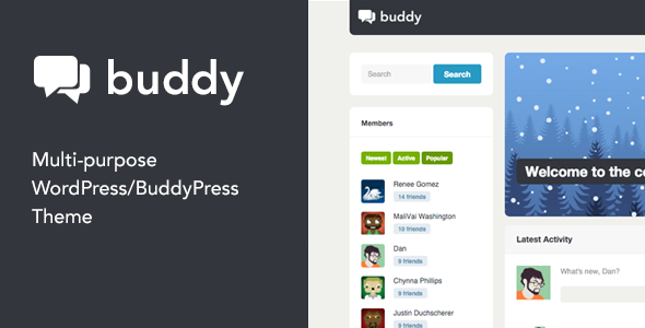 Buddy: Multipurpose WordPress/BuddyPress Theme Hey WordPress fanatics! Looking for a super versatile theme that can cater to your every need? Look no further—Buddy: Multipurpose WordPress/BuddyPress Theme is here! Whether you're creating a blog