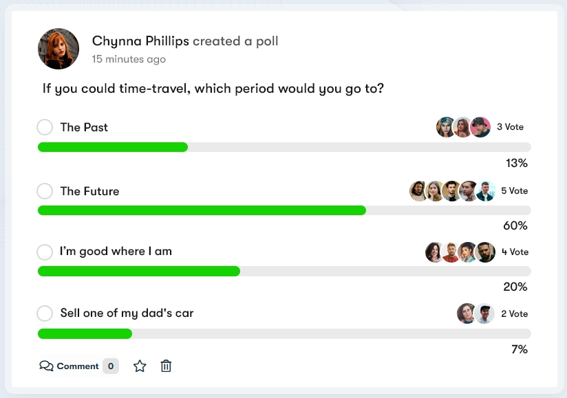 Enhance your BuddyPress community with dynamic polls. Easy integration