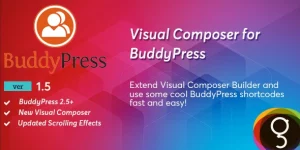 Integrate BuddyPress shortcodes seamlessly with Visual Composer. Enhance community websites effortlessly. Subscribe to Bevaultx for more plugins!