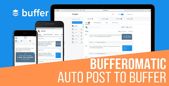 Bufferomatic – Auto Post to Buffer Hey WordPress fanatics and developers! Ever felt like your social media game needs a serious boost? Well