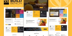 Buildbench is a professional business theme for Building Services