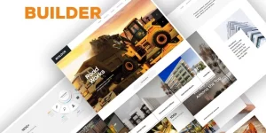 Builder is a clean WordPress theme designed and developed for the the building and construction industry. The theme features a drag and drop page layout builder