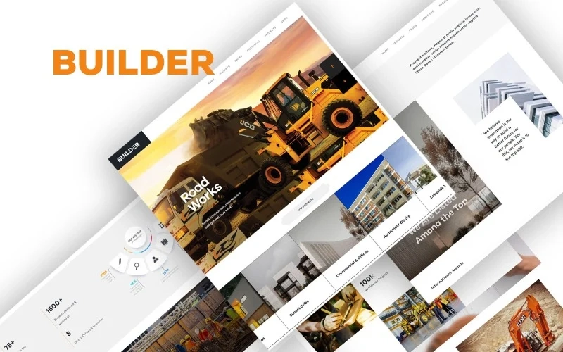 Builder is a clean WordPress theme designed and developed for the the building and construction industry. The theme features a drag and drop page layout builder