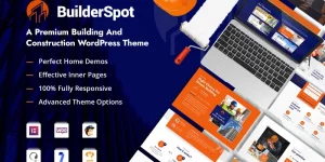 BuilderSpot WordPress theme crafted with the motto of providing a powerful and ultra-flexible theme to creating the best architecture and construction website. Ever needed functionality and features help you to overcome the issues while creating the functional website.