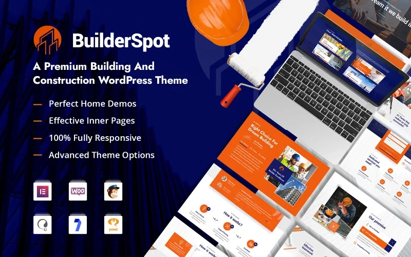 BuilderSpot WordPress theme crafted with the motto of providing a powerful and ultra-flexible theme to creating the best architecture and construction website. Ever needed functionality and features help you to overcome the issues while creating the functional website.