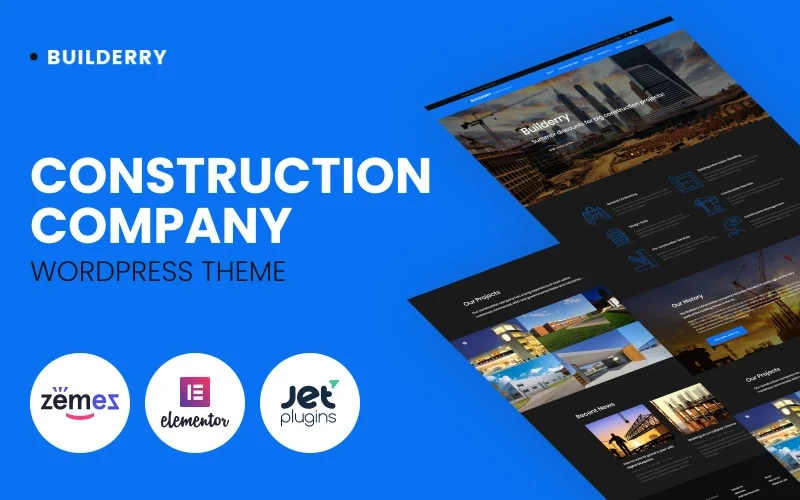 The cities grow up every day and the construction companies with them. Nowadays it isn’t enough to create a pages in social networks to promote your company. A lot of clients need to review full project descriptions and find more information about your services. In this case