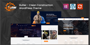 Bulter - Clean Construction WordPress Theme Looking to boost your construction company's online presence? Meet Bulter - Clean Construction WordPress Theme. It's the perfect solution for creating a sleek