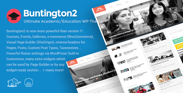 Buntington - Education WP Theme: Elevate Your Online Learning Platform Let's talk about Buntington - Education WP Theme. This WordPress theme is specifically designed to cater to educational institutions