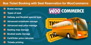 The excellent plugin allows managing the seat reservation system for bus ticket booking with WooCommerce.