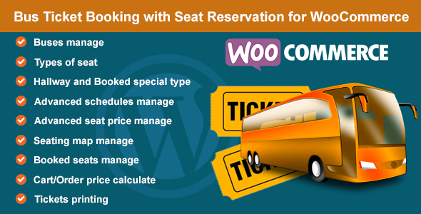 The excellent plugin allows managing the seat reservation system for bus ticket booking with WooCommerce.