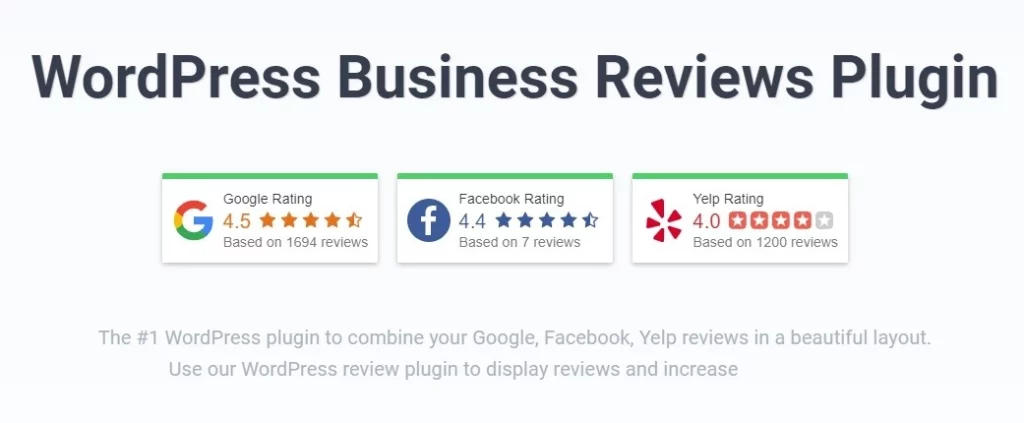 Business Reviews Bundle is a WordPress plugin to merges and displays any reviews from Google