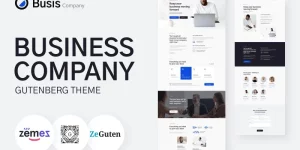 Busis Company - Business Gutenberg Theme Who doesn’t want a website for a business company promoting