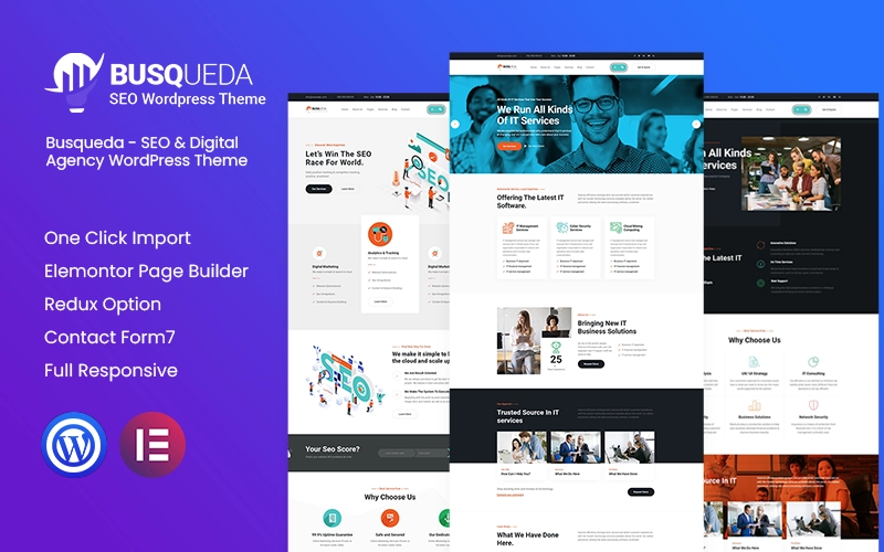 Busqueda is a well coded and modern WordPress Theme