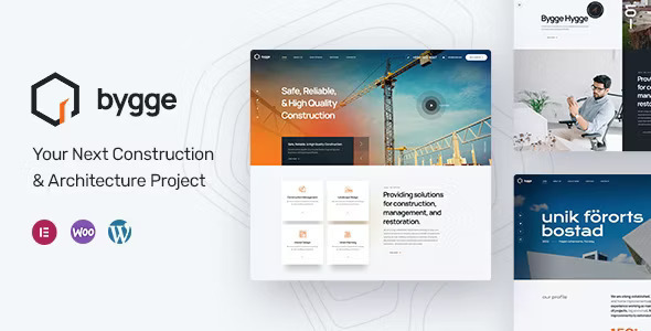 Bygge Construction Theme: Perfect for Your Next Project The Bygge Construction Theme is a versatile and feature-packed WordPress theme specifically designed for construction companies