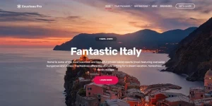 CSSIgniter Cousteau Pro is a modern WordPress theme built for travel agencies