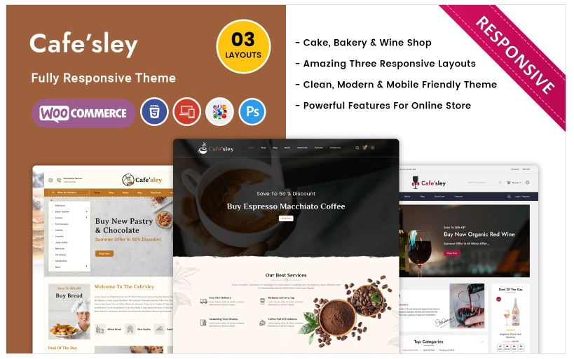 Discover Cafesley – the ultimate WooCommerce theme for cafes