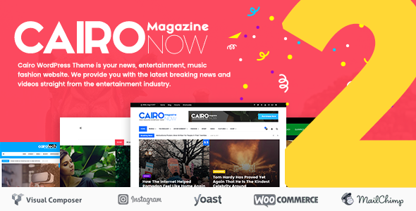 Looking for a striking WordPress theme to elevate your news or magazine website? Let’s dive into the awesome features of the Cairo Glossy News and Magazine Theme. This theme is designed to make your content pop