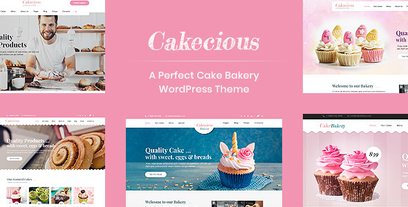 Hey WordPress fanatics and developers! Looking for a sweet addition to your website roster? The "Cakecious – Cake Bakery Food WordPress Theme" is just the treat you need. Designed with bakeries