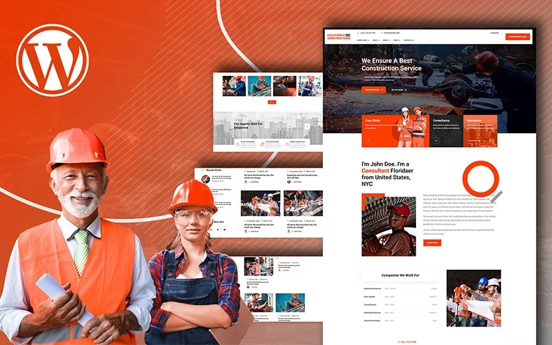 Cali constructions WordPress Theme is a high quality construction WordPress Theme that will wow your visitors