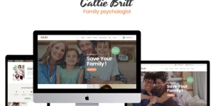 Callie Britt is a modern  stylish Psychology Therapy and Counseling WordPress Theme. It has the clean