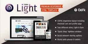 Callisto is fully Responsive theme that looks and works great on mobile devices