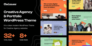 Calmer: Creative Portfolio and Agency WordPress Theme Welcome to the world of Calmer: Creative Portfolio and Agency WordPress Theme. If you’re looking for a sleek