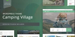 Camping WordPress Theme is the perfect theme for any activity related to tourism