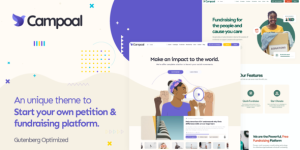 Campoal - Social Movement WordPress Theme Are you ready to amplify your social movement’s online presence? Look no further! The Campoal - Social Movement WordPress Theme is here to transform how you manage