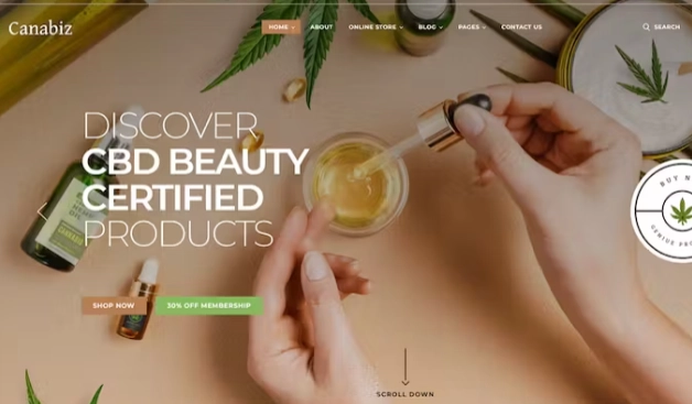 Discover Canabiz – the ultimate WordPress theme for medical marijuana dispensaries and cannabis shops! Featuring Elementor drag-and-drop builder