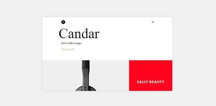 Candar is a minimalist portfolio WordPress Theme perfect for freelancers