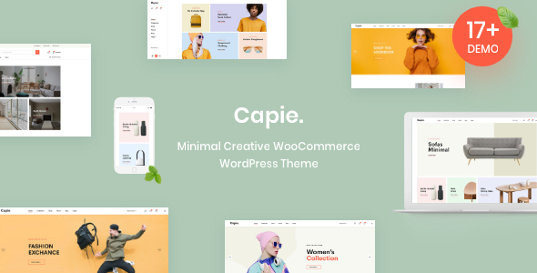 Are you tired of cluttered and clunky websites? Say hello to the Capie – Minimal Creative WooCommerce WordPress Theme