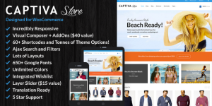 Captiva Responsive WordPress WooCommerce Theme: Elevate Your Online Store Are you looking to give your online store a professional and modern facelift? Look no further than the Captiva Responsive WordPress WooCommerce Theme! This versatile theme is your ticket to an aesthetically pleasing and fully functional WordPress eCommerce site. Perfect for…