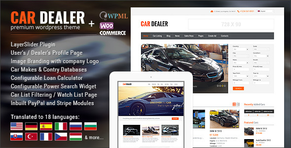 Discover the Car Dealer Automotive WordPress Theme Are you a car dealership owner seeking to revamp your online presence? Or perhaps a WordPress developer looking for a top-notch automotive theme? Look no further than the Car Dealer Automotive WordPress Theme. Crafted specifically for car dealers and automotive businesses