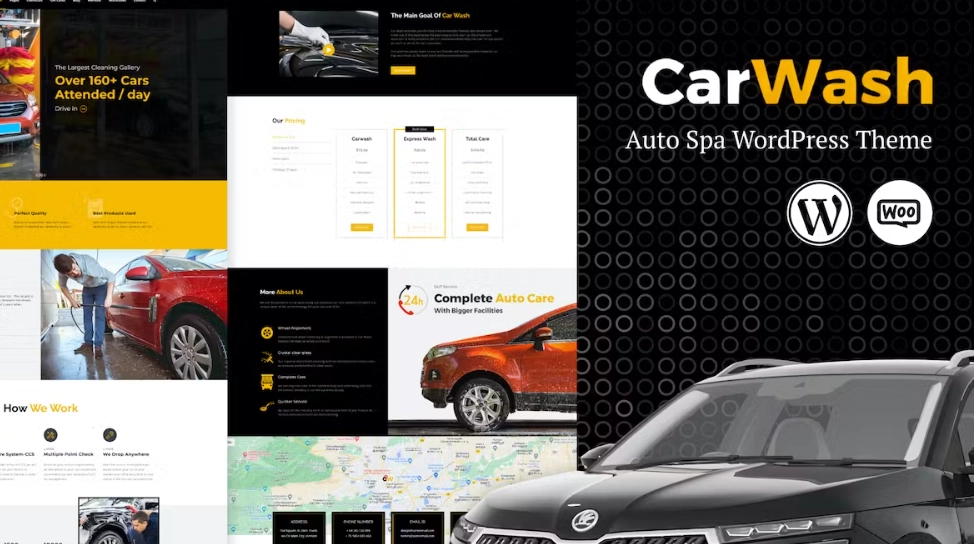 Revamp your automotive business with the Car Wash – Auto Spa WordPress Theme! Perfect for car workshops