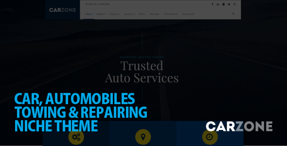 Car Zone Towing  Repair WordPress Theme: Your Ultimate Solution for Auto Businesses If you're in the automotive industry and looking to establish a strong online presence