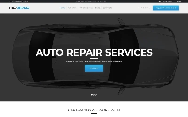 CarRepair is a responsive