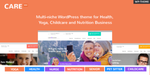 Introducing the Care Multi-Niche WordPress Theme for Health