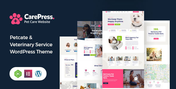 Looking for the perfect WordPress theme for your pet care services? Look no further! The CarePress Pet Care WordPress Theme is the ideal solution for veterinarians