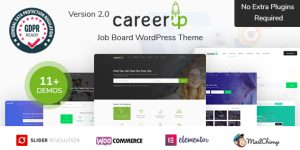 CareerUp Job Board WordPress Theme is the perfect solution for anyone looking to create a professional job board website. This powerful theme offers a comprehensive suite of tools designed to provide you with everything you need to efficiently manage job listings