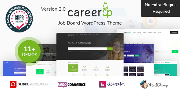 CareerUp Job Board WordPress Theme is the perfect solution for anyone looking to create a professional job board website. This powerful theme offers a comprehensive suite of tools designed to provide you with everything you need to efficiently manage job listings