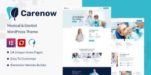 Are you on the lookout for a stellar WordPress theme that caters specifically to medical and dental services? Look no further—introducing the CareNow Medical  Dentist WordPress Theme. This theme is designed with a sleek and professional aesthetic