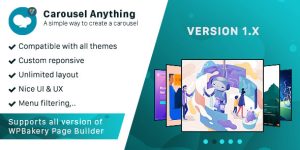 Enhance your WordPress website with the Carousel Anything Addon for WPBakery Page Builder. Subscribe to Bevaultx for premium tools and themes!