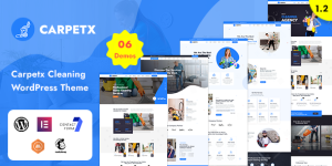 CarpetX: Cleaning Services WordPress Theme Looking to launch a stunning website for your cleaning services business? Look no further than CarpetX: Cleaning Services WordPress Theme. This premium WordPress theme is designed specifically for cleaning companies